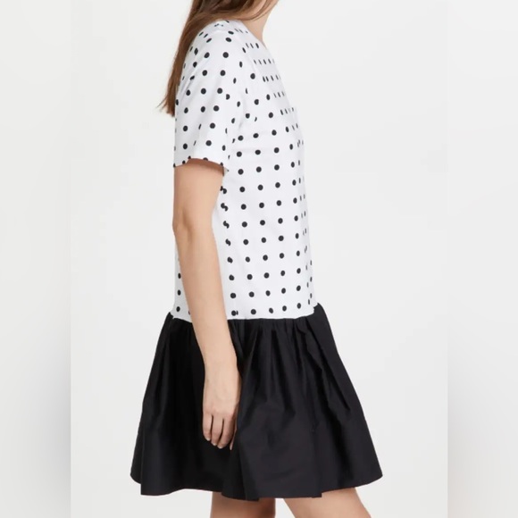 Tanya Taylor - Katlyn Dress - Mid-weight jersey Polka-dot print - Picture 4 of 12